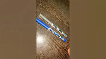Uni-ball eye micro 🔥🔥 Blue 🖌️and Black 🖤 “Best Pen” #song #rap