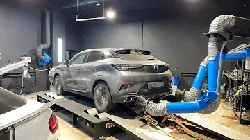 Последствие ЧИП-ТЮНИНГ Changan Uni-T, Цифры со стенда, что изменилось, Драг с CS55 с места