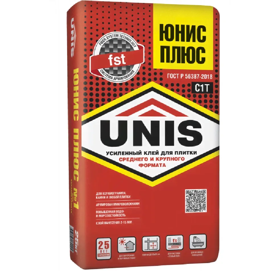 Клей плиточный Unis Profi Плюс 20 кг-0