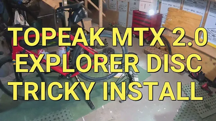 TOPEAK MTX 2.0 EXPLORER DISC REAR RACK TRICKY INSTALLATION