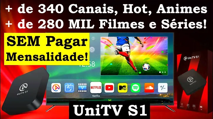 UNBOXING E REVIEW UNITV S1 A MELHOR TV BOX CUSTO-BENEFÍCIO DO MERCADO! DIRETO DO BRASIL SEM TAXA!