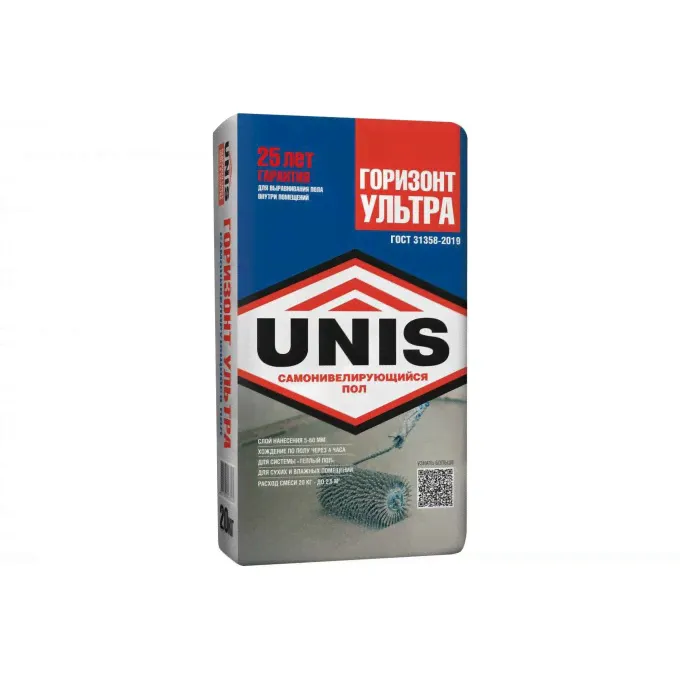 UNIS ГОРИЗОНТ УЛЬТРА наливной пол 20 кг 4607005183262 100039693360-0
