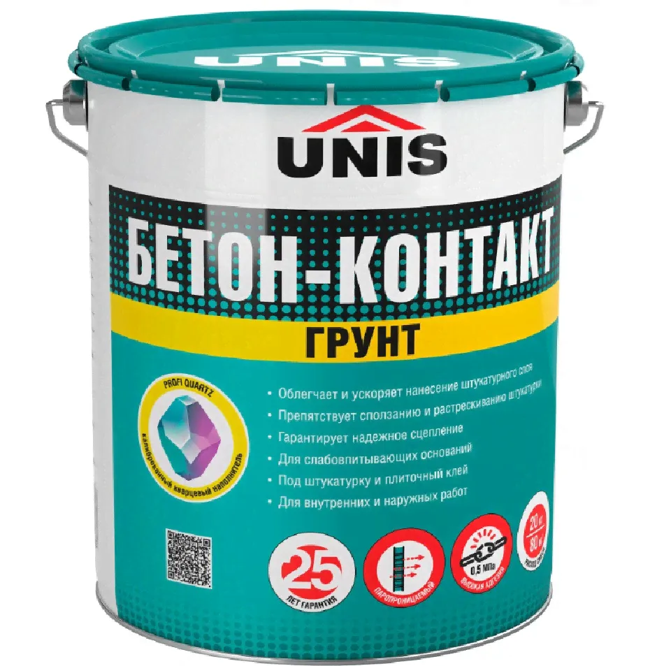 Грунт Unis Бетон-Контакт 15 л