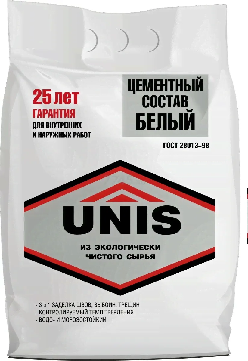 Цемент UNIS белый 5 кг-1