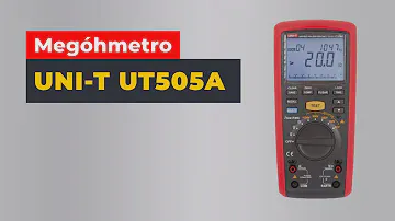 Megóhmetro portátil UNI-T UT505A con funciones de multímetro