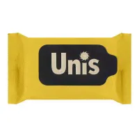 Влажные салфетки UNIS АНТИБАКТЕРИАЛЬНЫЕ 15шт/желтые