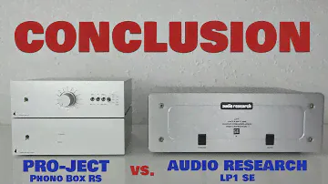 Blind Test Conclusion: Pro-Ject Phono Box RS vs Audio Research LP1SE - Vinyl