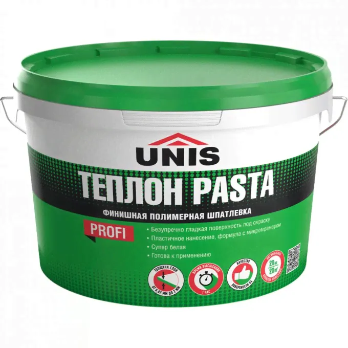 Готовая полимерная шпатлевка UNIS Pasta ТЕПЛОН 4607005184900-1