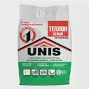 Штукатурка гипсовая UNIS Теплон Белый 5кг 143155