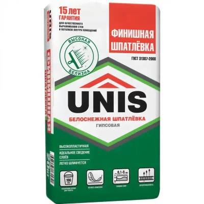 Шпатлевка Unis Финишная на гипсовой основе 20 кг-0