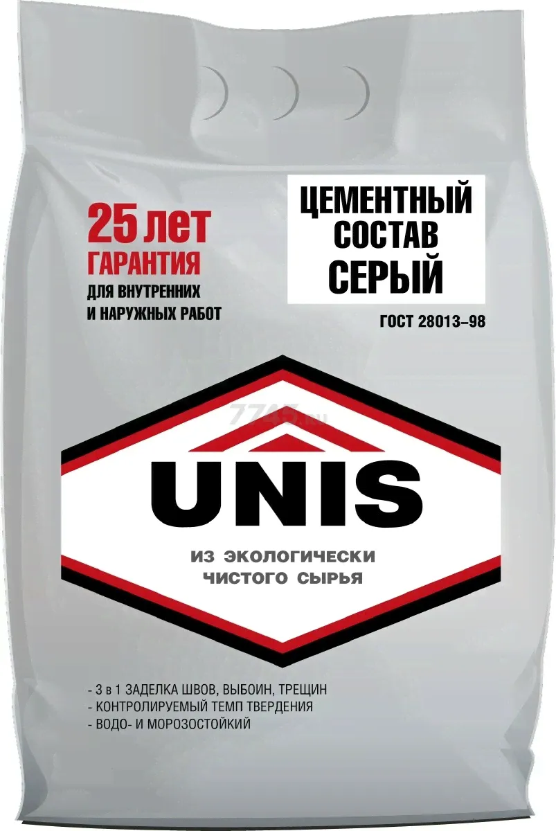 Цемент UNIS серый 5 кг-1