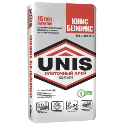 Плиточный клей Unis / Юнис Белфикс 25кг