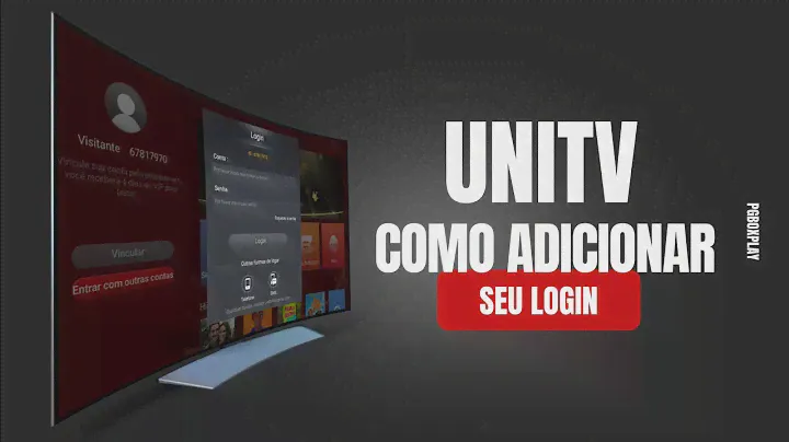 COMO ADICIONAR SEU LOGIN NO l UNITV