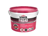 Шпатлевка цементная Unis FASAD, фасадная, серая 5кг