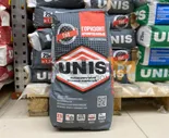 Ровнитель для пола Unis «ГОРИЗОНТ АРМИРОВАННЫЙ» высокопрочный (25 кг)