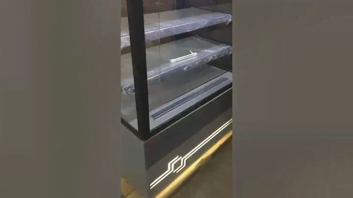 Витрина кондитерская холодильная для самообслуживания UNIS Georgia CUBE II 1000 self-service grey
